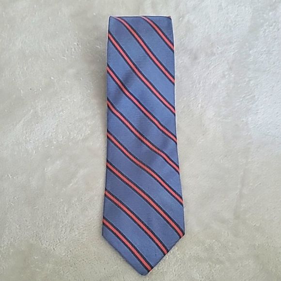 Vintage Brooks Brothers Makers All Silk Men's Repp Regimental Stripe Necktie - Picture 1 of 16